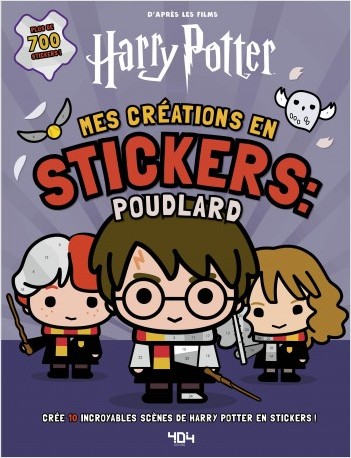 Harry Potter : Mes créations en stickers Poudlard - Loisirs créatifs - Dès 7 ans 