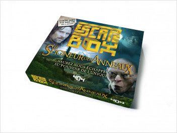Escape Box - Le Seigneur des anneaux - Escape game officiel - De 3 à 7 joueurs - Dès 13 ans et adulte