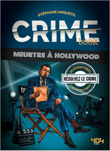 Crime book - Meurtre à Hollywood - Livre d'enquête avec une pochette d'indices - Dès 14 ans