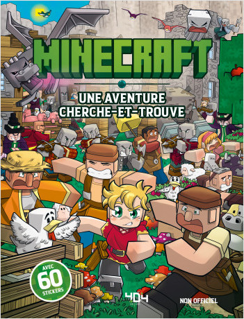 Minecraft - Une aventure cherche-et-trouve non officielle - Livre jeu - Dès 6 ans