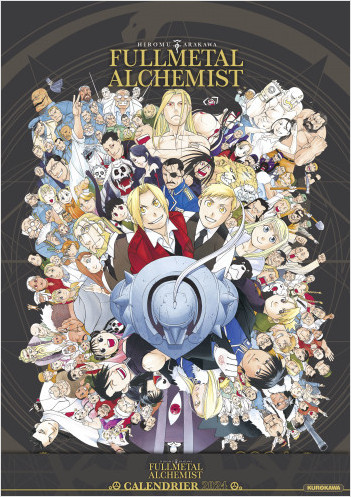 Calendrier Fullmetal Alchemist 2024